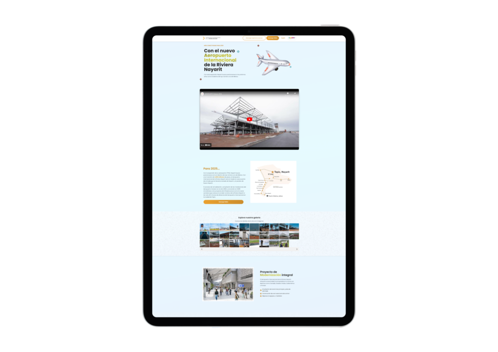 Ejemplo de landing page