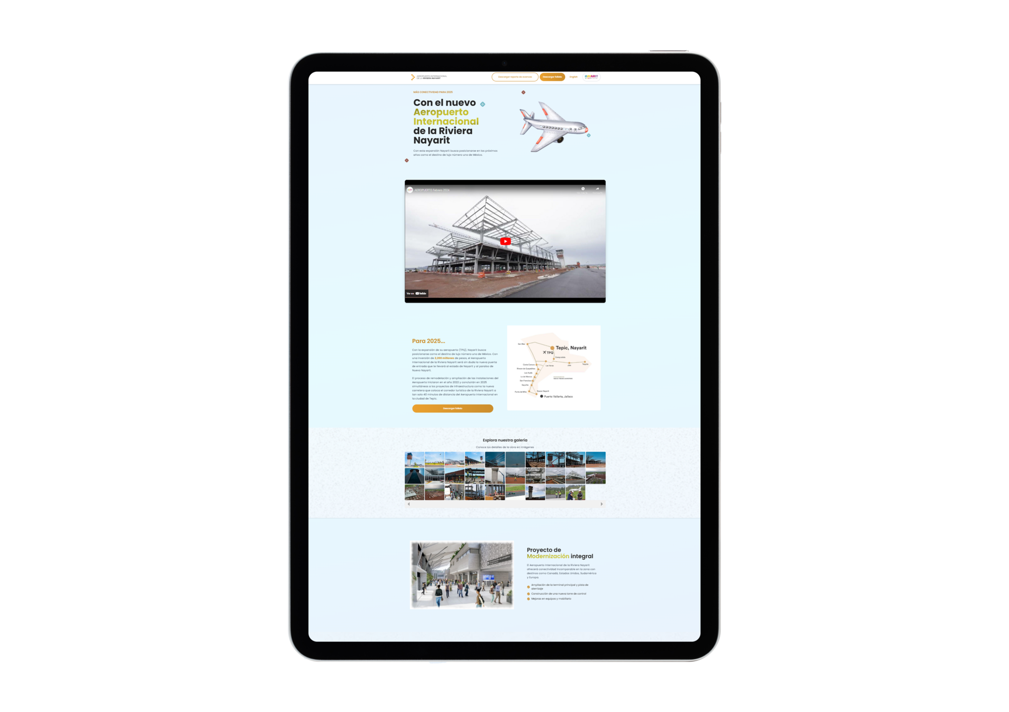Ejemplo de landing page